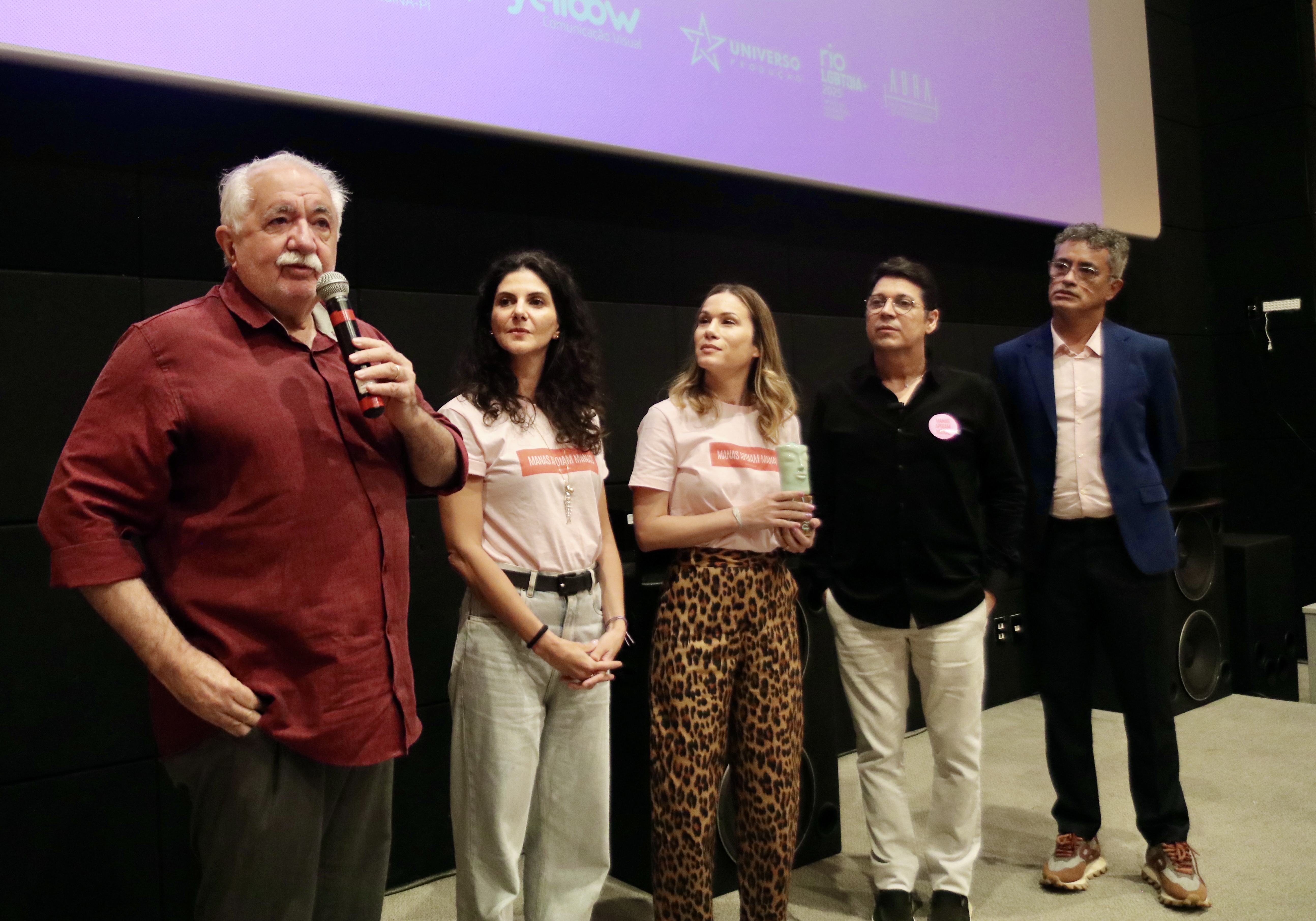 Mariana Brennand e Rosemberg Cariri na THERECINE